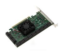 Tarjeta Controladora Pcie 3.0 16x Con 24 Puertos SATA 6G. Kit ASM1812 Y ASM1064