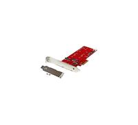 Tarjeta controladora STARTECH PCI Express para 2x M.2 NGFF SSD - Adaptador PCIe a 2x SATA III 6Gb/s SSD