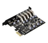 Tarjeta controladora USB Renkforce 7 puertos 5 USB-A 2 USB-C PCIe x1