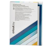 Tarjeta Cricut Joy Foil Transfer Blue Lagoon A2 8 unidades colores surtidos