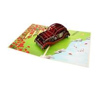 Tarjeta CumpleañOs, Tarjeta Felicitacion, Tarjeta CumpleañOs 3D, Tarjeta De CumpleañOs 3D Con Nota En Blanco Para Amantes De Los Coches, Marido, Amigo, Hijo, Tarjeta Del DíA Del Padre
