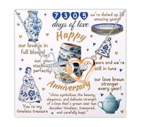 Tarjeta de 1, 2, 3, 4, 5, 6, 7, 8, 9, 10, 11, 12, 20 aniversario, con collar de corazón infinito para esposa, novia, ella, S, Cobre, 00 unidades