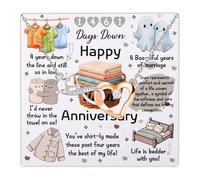 Tarjeta de 1, 2, 3, 4, 5, 6, 7, 8, 9, 10, 11, 12, 20 aniversario, con collar de corazón infinito para esposa, novia, ella, S, Cobre, 00 unidades