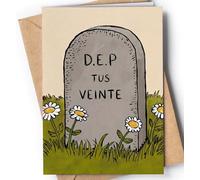 Tarjeta de 30 Cumpleaños - Tarjeta de Felicitación Graciosa para alguien que cumple 30 años - Regalo Original para 30 Cumpleaños para él, ella, hombre, mujer, mejor amigo, amiga - EU 255