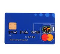 Tarjeta de 32 GB Disco U, Tarjeta Bancaria de Cr¨¦dito Unidad Flash USB Computadora Oficina Externa para Estudiantes Tarjeta de Almacenamiento Port¨¢til Creativa Forma U Disco