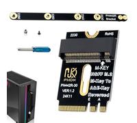 Tarjeta de adaptador SATAs - Hard Disk Converter Card, PH442RH WiFi Interface to M-Key Converter, for Desktop PC Computer Maintenance Data Center Computer Hard Disk Extending Using Accessories