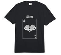 Tarjeta de Amor perdido de Color Gris Gráfico Gris Comfort Colors Adult Heavyweight T-Shirt