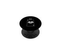 Tarjeta de Amor perdido de Color Gris Gráfico Gris PopSockets PopGrip Adhesivo