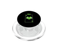 Tarjeta de Amor perdido de Color Verde Gráfico Verde PopSockets PopGrip para MagSafe
