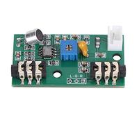 Tarjeta de amplificador de micrófono Ganancia ajustable Sonido Señal de audio Módulo de amplificador de micrófono Altavoz de audio DC 2.6-10V