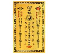 Tarjeta de amuleto del año chino, 2025 Amuleto Gold Card - 2025 año del amuleto de serpiente - Tarjeta de oro general Wusui, elimine el mal, traiga suerte, suerte, decoración de éxito de metal para