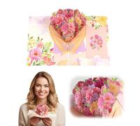 Tarjeta de aniversario 3D emergente, tarjeta de boda 3D con corazones de árbol de amor, tarjeta de boda para pareja, con texto en inglés "I Still Do Love Tree Hearts" para ella, él, regalo para boda