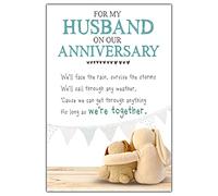 Tarjeta de aniversario para marido, tarjeta de aniversario de palabras agradables, tarjeta de aniversario para marido, aniversario de marido, tarjeta de felicitación, tarjeta de aniversario, tarjetas