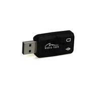 MEDIA-TECH KARTA DŹWIĘKOWA USB Virtu 5.1, OFERUJĄCA WIRTUALNY DŹWIĘK 5.1 MT5101
