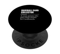 Tarjeta de béisbol coleccionista Definición Divertida pasatiempo PopSockets PopGrip Adhesivo