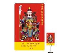 Tarjeta de bendición de Año Nuevo chino | Recuerdo auspicioso de cobre coleccionable | Tarjeta de bendición espiritual - para la suerte éxito en el hogar, celebración, de viaje
