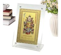 Tarjeta de bendición de Año Nuevo chino, recuerdo portátil de cobre | Tarjeta de bendición del año del caballo | para de éxito de la armonía de la suerte, celebración de exhibición del hogar