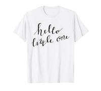 Tarjeta de Bienvenida Hello Little One Baby Camiseta