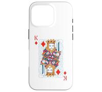 Tarjeta de Blackjack King of Diamonds Carcasa para iPhone 16 Pro