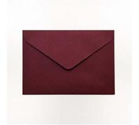 Tarjeta de boda pop-up hecha a mano, Paquete de 10 invitaciones boda multicolores 16,1 x 11,2 cm con textura cáñamo y sobres estilo western(Red)