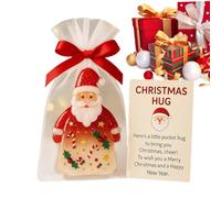 Tarjeta de Bolsillo Navideña Postal Pequeña de Bendición con Decoración | Amuleto de Buena Suerte Para Graduados Familia Niños Adultos Amigos Estudiantes Viajes Negocios Hogar Regalo para