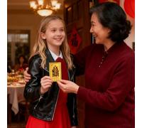 Tarjeta de buena suerte - Tarjetas de bendición para mujeres | Recuerdo de patrón general para hombres | Tarjetas de oración del año del caballo de estilo chino | para hombres mujeres papá abuelo