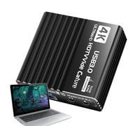 Tarjeta De Captura 4K | Tarjeta De Grabación De Video 1080P - Dispositivo 4K Grabador 60FPS Baja Latencia para Transmisiones En Directo Videoconferencia Docente