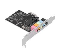 Tarjeta de Captura de, Full-Duplex PCI-E5.1 48K Tarjeta de Sonido Envolvente de 6 Canales Amplia Compatibilidad Soporte de Reducción de Ruido DLS Chip de Sonido Multicanal para