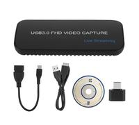 Tarjeta de captura de transmisión en vivo HDMI a USB 3.0. Dispositivo de captura de audio y video en tiempo real para consolas, cámaras y PC. Plug