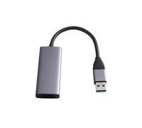 Tarjeta de Captura de Vídeo 1080P Compatible con A USB A/USB-C, Capturadora de Vídeo para Juegos de Ordenador, Retransmisiones en Directo y