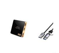 Tarjeta de captura de video, 4K 60Hz para Switch para PS5 Stream Like Pro Gaming Grabación Transmisión en vivo para OBS Compatible HD Passthrough (4K)