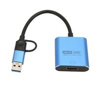 Tarjeta de captura de video HD para juegos y streaming, compatible con 1080p a 60 FPS con baja latencia, configuración plug and play, buena calidad,