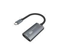 Tarjeta de captura de video HDMI a Tipo USB-C, gris.