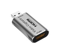 Tarjeta de captura de vídeo HDMI a USB 3.0, captura de audio y vídeo Full HD 1080p para edición, juegos y streaming.