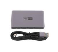 Tarjeta de captura de vídeo HDR10 para PS5 y Xbox, grabadora USB 3.0 4K a 60 FPS Plug and Play con micrófono en puerto y vista previa en tiempo