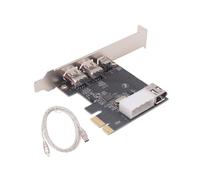 Tarjeta de Captura de Vídeo PCI-e 1X 1394 DV HD de 4 Puertos Tarjeta Firewire 800/400/200/100 Mbps Compatible con Intercambio en Caliente para