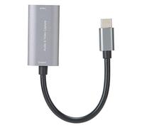 Tarjeta de Captura de Video Tipo C, Mini Free Drive 4K 1080P Tipo C HDMI a USB-C 4K 1080P Tarjeta de Captura de Video sin demora para teléfono/Consola de Juegos