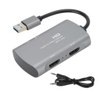 Tarjeta de captura para gamers, tarjeta de captura de audio y video 1080p a 60 FPS que ofrece imágenes de alta calidad, Plug and Play para una