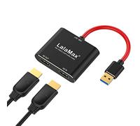Tarjeta de captura, tarjeta de captura HDMI 4K para Switch, tarjeta de captura de video para transmisión y grabación PS5, PS4, Xbox Series X/S, Nintendo Switch en DSLR OBS con laten ultra bajo HD