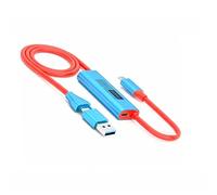 Tarjeta de captura USB C a USB-A/C 4K tarjeta de captura de vídeo USB 3.0, soporta carga rápida de 100 W, grabación de vídeo para juegos, streaming, grabación, compatible con Switch, Steam Deck, iPad