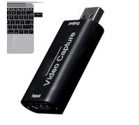 Tarjeta De Captura USB - Dispositivo de Captura de Video de Alta Definición con Baja Latencia | Adaptador Compacto Capturador De Audio para Entusiastas De Esports Y Streaming En