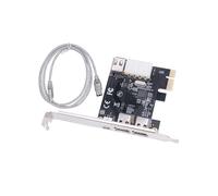 Tarjeta de Captura Vídeo PCI-e 1X 1394 DV HD 4 Puertos Firewire 800/400/200/100 Mbps Compatible con Intercambio en Caliente para Escritorio