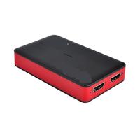 Tarjeta de captura video USB 3.0 con entrada micrófono 4K, paso a través 30 Mbps, 1080P120,Fluidez Increíble