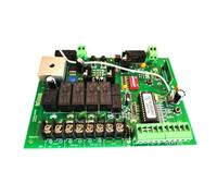 Tarjeta de Circuito Controlador de Motor de Apertura de Puerta batiente, Placa de Circuito, Motor de 24 V CC for abridores de Puerta automáticos eléctricos(Kit 4)