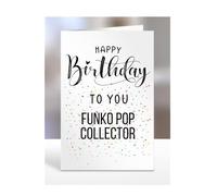 Tarjeta de coleccionista Funko Pop Happy Birthday To You, regalos para hombres, mujeres, regalos para hombre, mujer o persona, tarjeta de felicitación, divertida, broma, tonto, mordaza, A5-127a_175