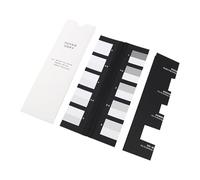 Tarjeta de color gris para textiles, tarjeta de prueba de solidez del color textil con 5 niveles de prueba, escala de grises estándar para evaluar las manchas, probador de solidez(A)