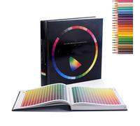 Tarjeta de Colores para impresión a 4 Colores, Manual de igualación de Tonos, Adecuada para creación gráfica, decoración de Interiores y aplicación de corrección de Color.