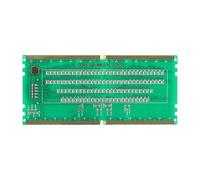 Tarjeta de comprobador de memoria RAM DDR5 con luces LED portátil para mantenimiento de memoria RAM de la placa base (verde)