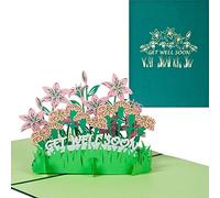 Tarjeta de condolencia en 3D con sobre, tarjetas de condolencia, tarjeta de condolencia, tarjeta de felicitación para Well Soon