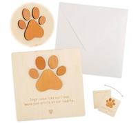 Tarjeta de Condolencia para Perros, Madera Tarjeta Conmemorativa para Perros Regalos Conmemorativos para Perros Regalos de Condolencia para Mascotas